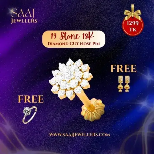 Diamond Cut Nose Pin-2