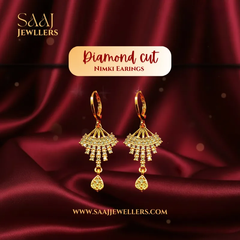Diamond Cut Nimki Earrings