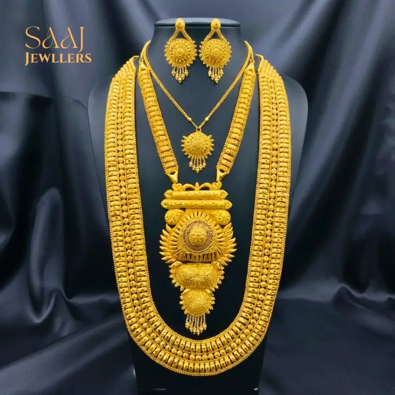 18K Traditional Gold Classic Sitahar Set-2