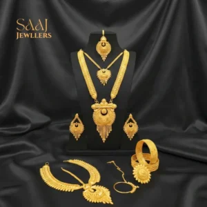18K Traditional Gold Grand Bridal Jewellery Set
